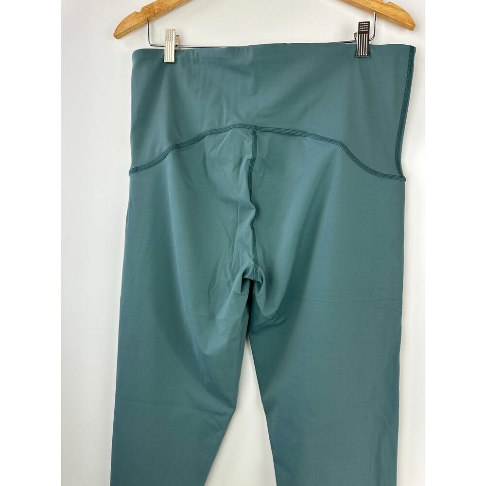 ✨2/$20 Spanx SPANXshape Booty Boost 7/8 Leggings Green Stretch Plus Size 2X - Picture 7 of 9